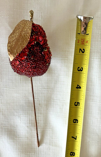 Vintage hand made red - made, sequined